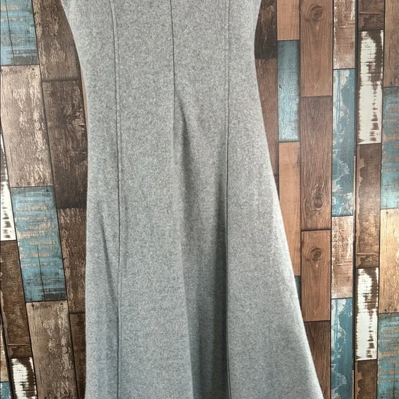 Pascal Millet Large  Gray Sleeveless Turtleneck Midi Dress - Picture 15 of 16